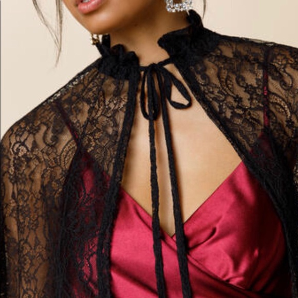 COPY - Women's Necktie Cape - Picture 4 of 4